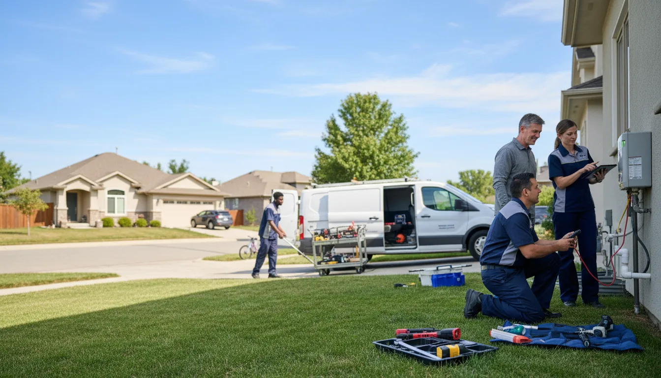 Tankless water heater service in Bells, TX